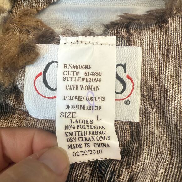 Cave Woman Girl Jungle Animal Fancy Dress Halloween Sexy Adult Costume  Large - Picture 7 of 13